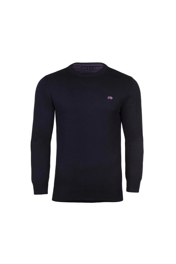 Mens Classic Knitted Crew Neck Sweater