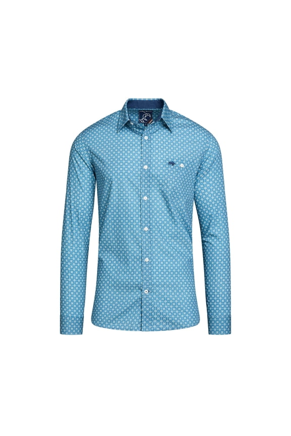 Mens Diamond Long-Sleeved Shirt