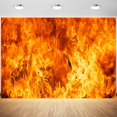 thumbnail image 1 of Raging Fire Backdrop Burning Flames Photography Background Fire Fighter Themed Birthday Party Campfire Bonfire Party Decorations Banner Supplies Photo Booth Props, 1 of 4