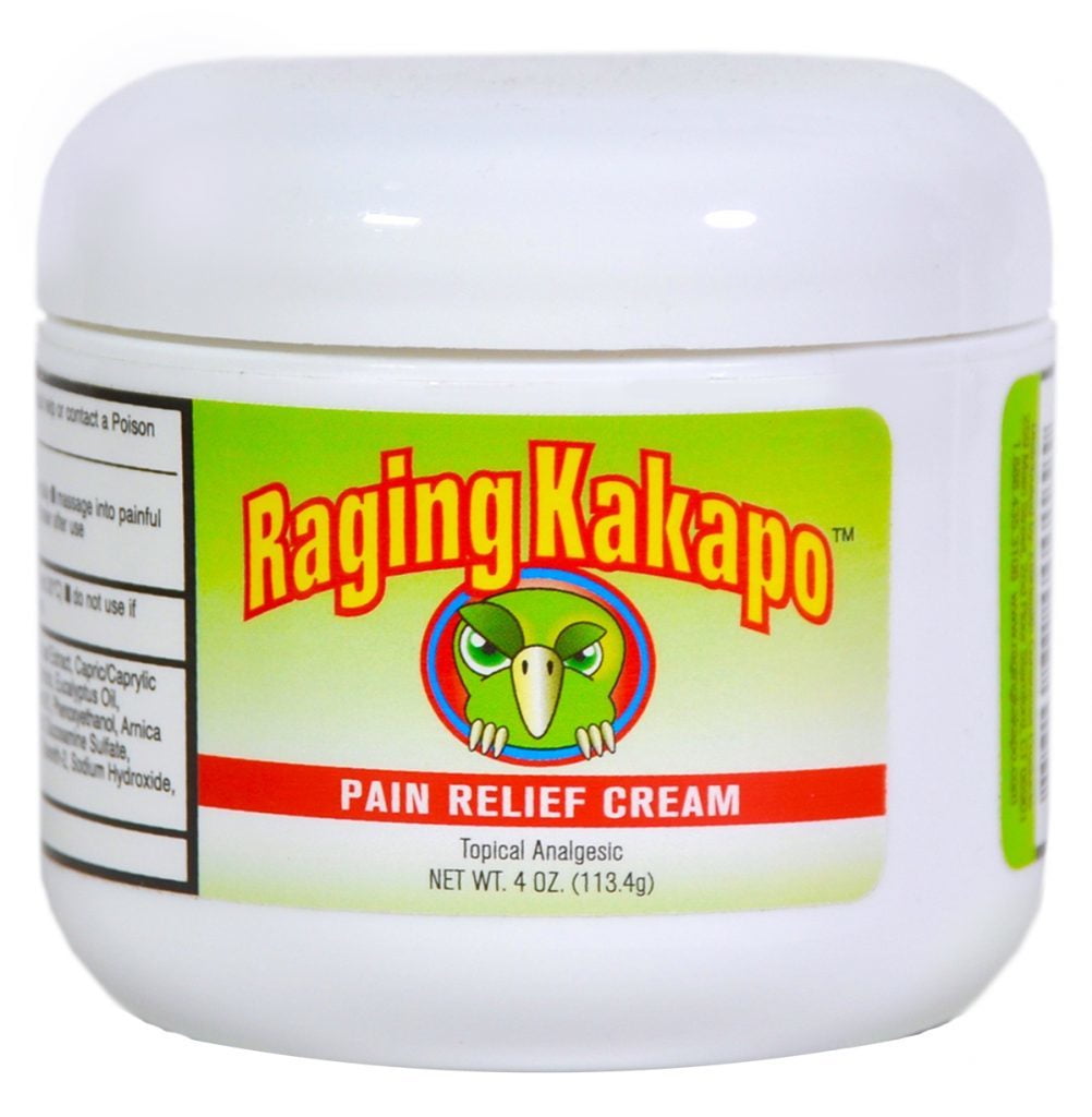Raging Kakapo Pain Relief Cream, 4 oz. Relief for Sore Muscles