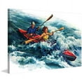 thumbnail image 1 of "Raging Rapids" Painting Print on Wrapped Canvas, 1 of 7