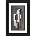 thumbnail image 1 of Ragnhild Keyser 11x18 Black Ornate Wood Framed Double Matted Museum Art Print Titled - Composition&nbsp;I (1926), 1 of 5