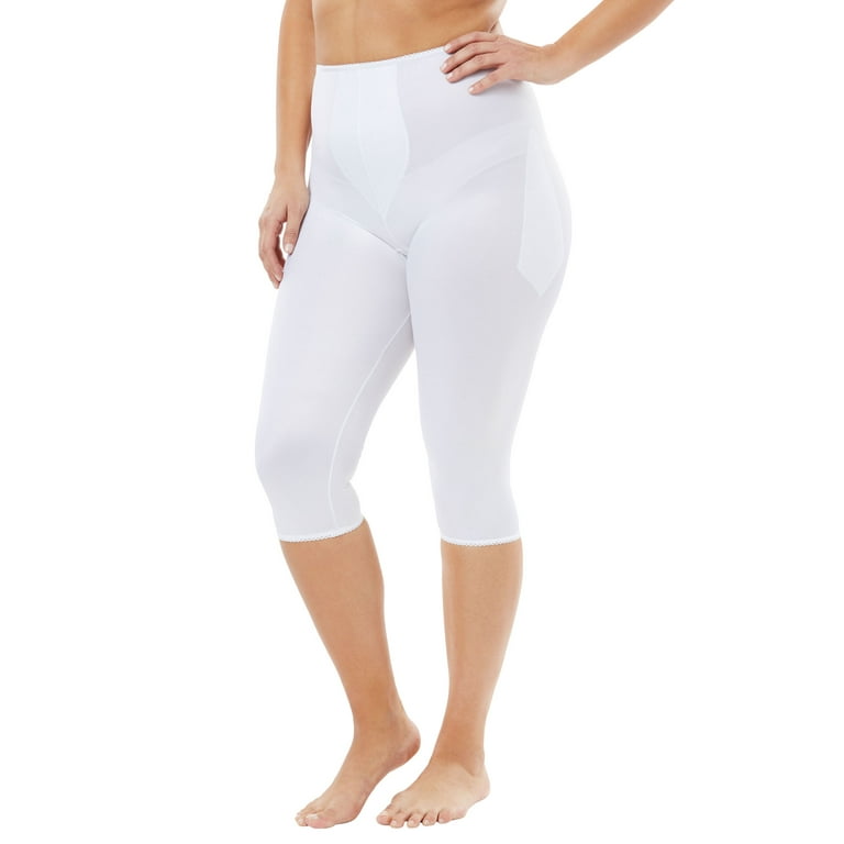 Rago Women's Plus Size Light Control Capri Pant Liner Slip