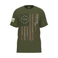 thumbnail image 1 of Rags of Honor All Gender Short Sleeve Patriotic Preamble Flag Graphic Tee Shirt, Mens Sizes S-5XL, 1 of 5