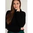 thumbnail image 1 of Ragstock Black Funnel Neck Sweater, 1 of 4