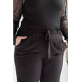 thumbnail image 1 of Ragstock Black Paper Bag Pants (Extended Sizes), 1 of 4