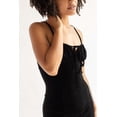 thumbnail image 1 of Ragstock Black Velvet Milkmaid Dress, 1 of 4