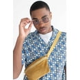 thumbnail image 1 of Ragstock Blue Square Chains Camp Button Up Shirt, 1 of 4