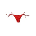 thumbnail image 1 of Ragstock Bright Red Triangle Bikini Bottom, 1 of 4