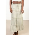 thumbnail image 1 of Ragstock Celery Layered Maxi Skirt, 1 of 4