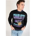 thumbnail image 1 of Charlotte Basketball Sweatshirt - Vintage Graphic Crewneck Sports Pullover, 1 of 4