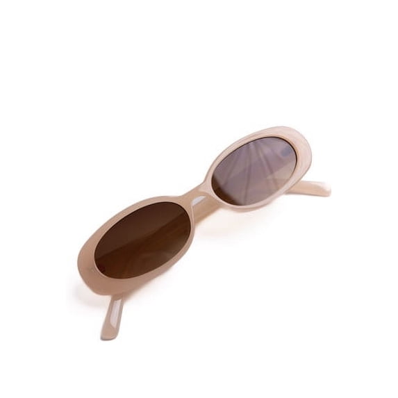 Ragstock Color Oval Frame Sunglasses