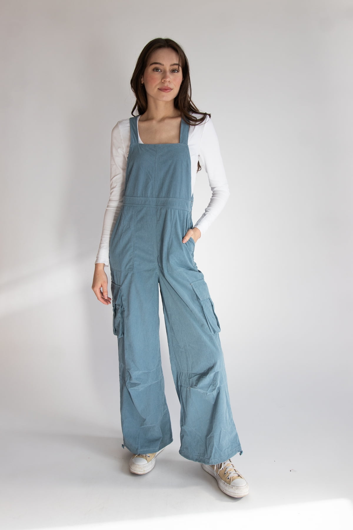 Ragstock Corduroy Cargo Overalls