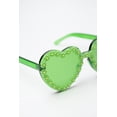 thumbnail image 1 of Ragstock Flower Rim Heart Sunglasses, 1 of 4