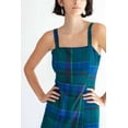 thumbnail image 1 of Ragstock Green Class Plaid Romper, 1 of 4