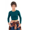 thumbnail image 1 of Ragstock Jasper Green Long Sleeve Thermal Tee, 1 of 4