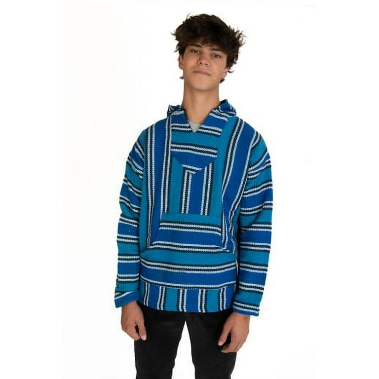 Ragstock Lightweight Azure Baja Hoodie
