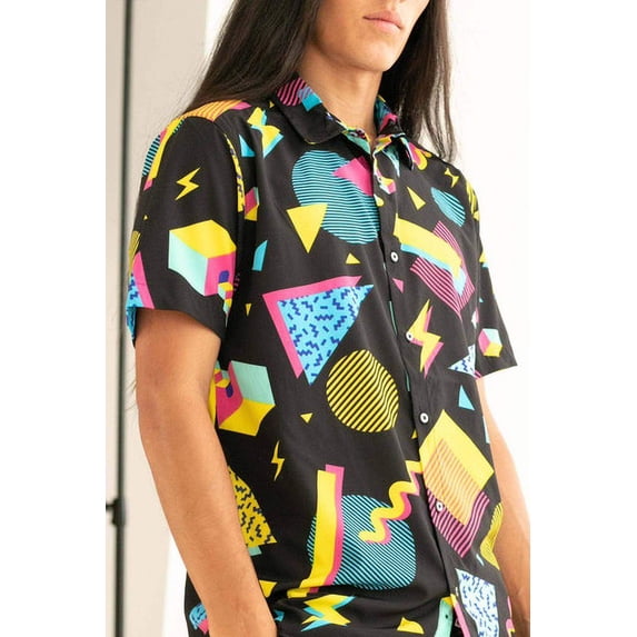 Ragstock Midnight Shapes Button Up Shirt