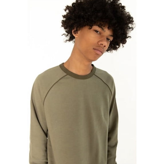 Ragstock Moss Green Piping Sweatshirt