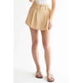 thumbnail image 1 of Ragstock Mustard Belted Houndstooth Skort, 1 of 4