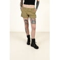 thumbnail image 1 of Ragstock Olive Green Cotton Utility Shorts, 1 of 4