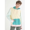 thumbnail image 1 of Ragstock Pastel Spring Color Block Hoodie, 1 of 4