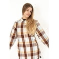 thumbnail image 1 of Plaid Zip Shacket - Women's Full Zip Casual Plaid Jacket, 1 of 4