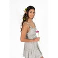 thumbnail image 1 of Ragstock Sage Floral Ruffle Sundress, 1 of 4