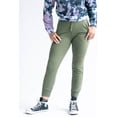 thumbnail image 1 of Ragstock Winter Olive Distressed Joggers, 1 of 4