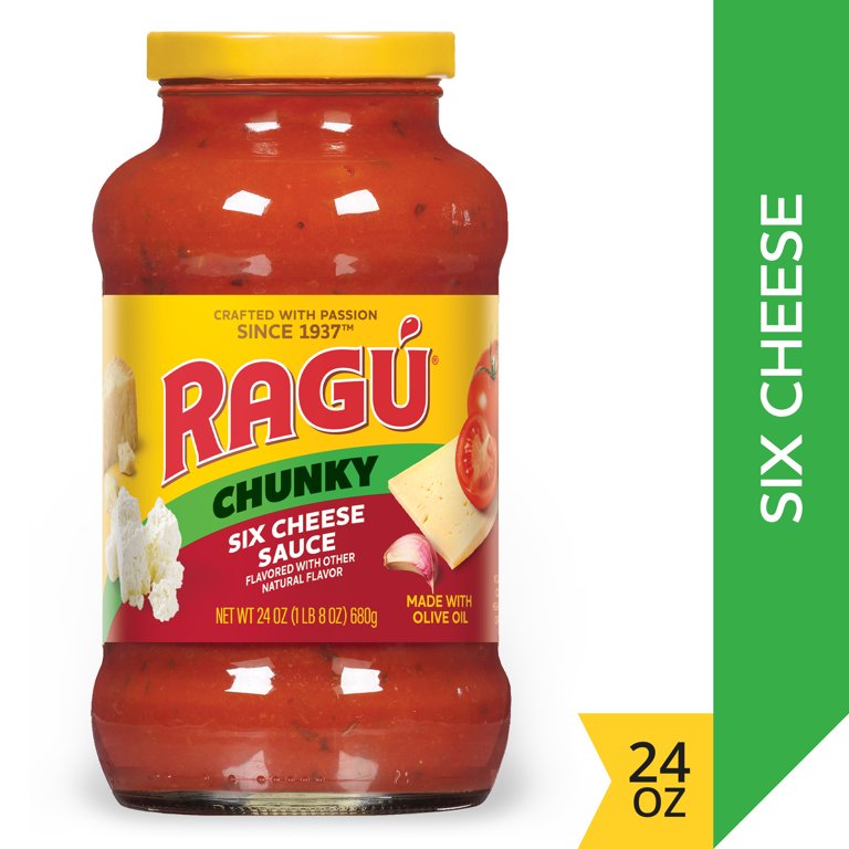Ragu Chunky Six Cheese Pasta Sauce With
