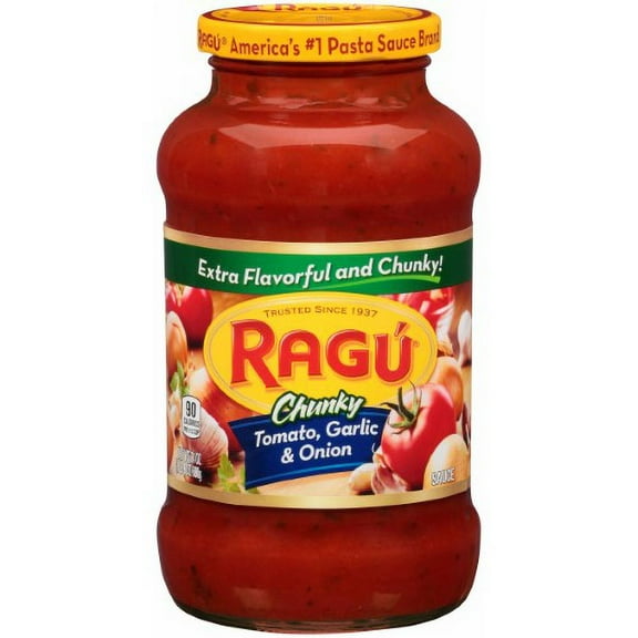 Ragu Chunky Tomato Garlic & Onion Pasta Sauce 24 oz. (Pack of 3)