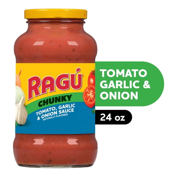 RAGU Chunky Tomato Garlic and Onion Pasta Sauce, 24 oz