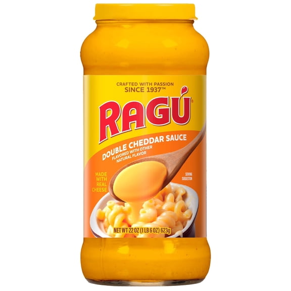 RAG Double Cheddar Pasta Sauce, Made with Real Cheese, 22 oz
