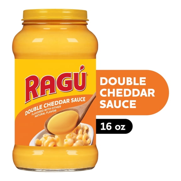 RAGU Double Cheddar Cheese Sauce, 16 oz, for Pasta Sauce and More