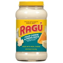 Ragu Four Cheese Alfredo Pasta Sauce, Made with Real Cheese, 16 oz