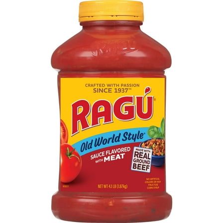 Ragu Old World Style Meat-Flavored Pasta Sauce, 66 oz