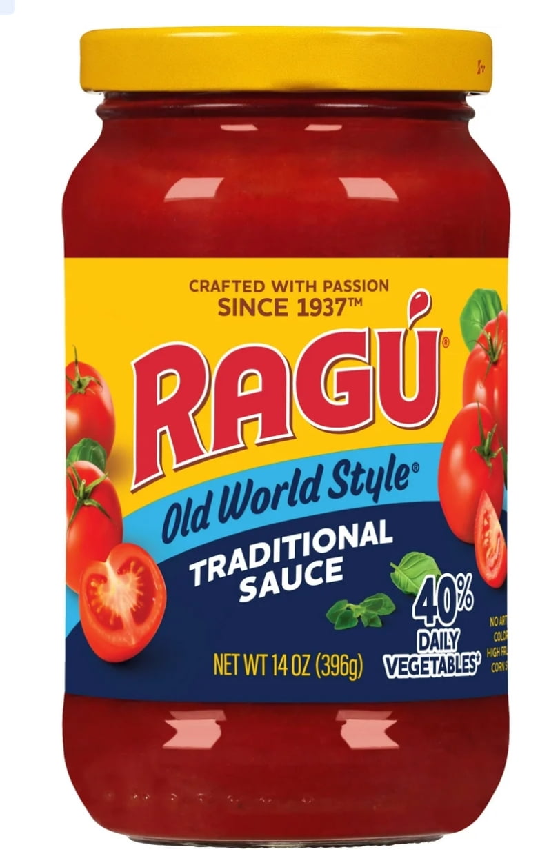 Ragu Old World Style Traditional Pasta Sauce, 14 oz, bottle