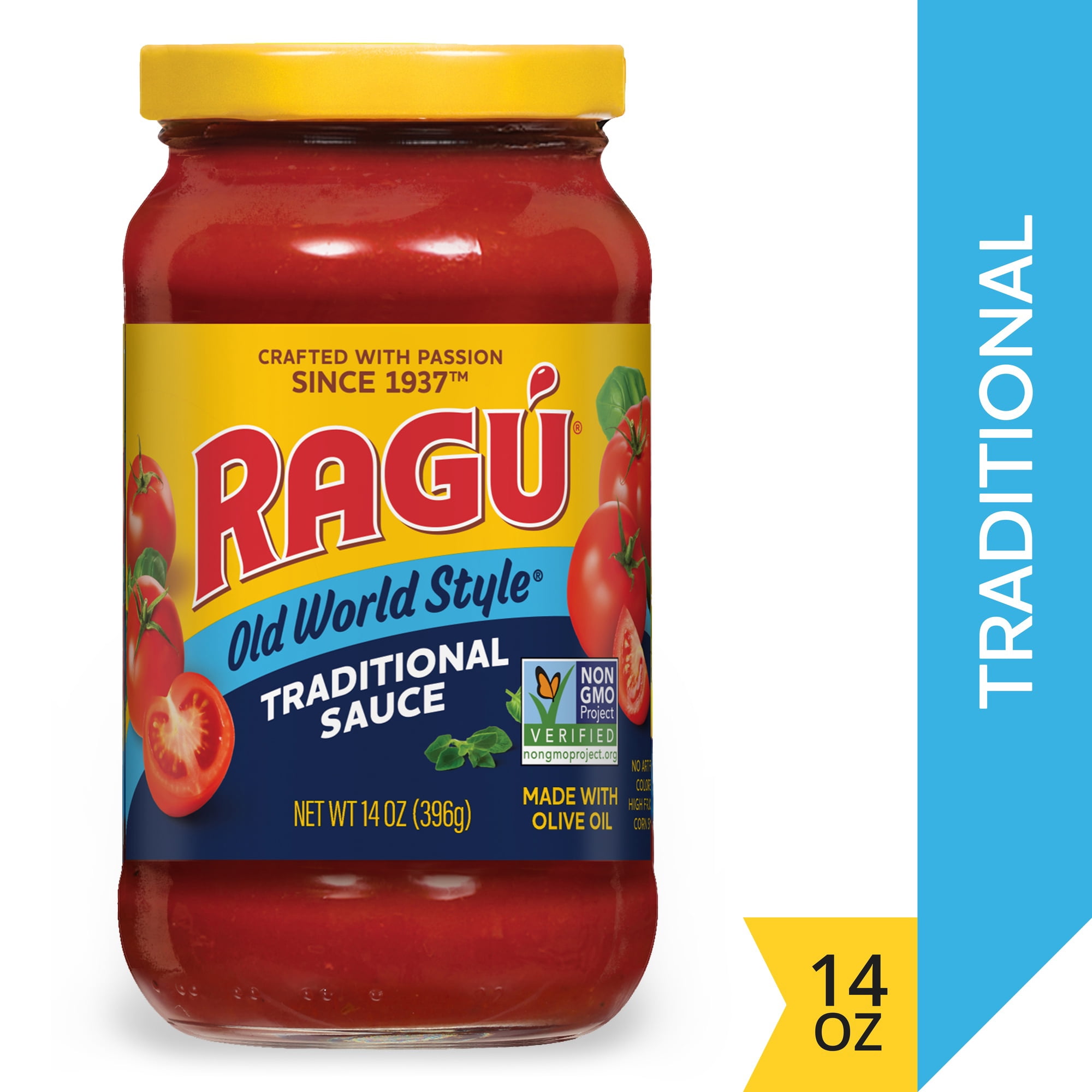 Ragu Old World Style Traditional Sauce, Made with Olive Oil, 14 oz