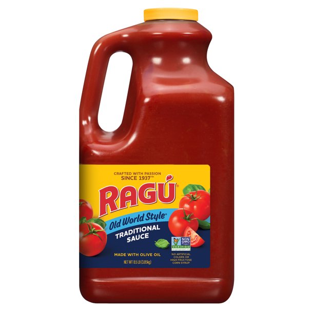 Ragu Old World Style Traditional Sauce, Made with Olive Oil, 8.5 lbs