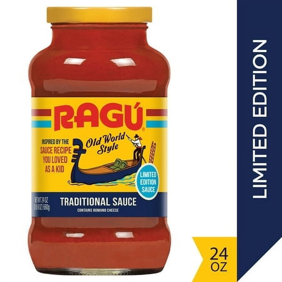 (3 pack) Ragu Retro Old World Style Traditional Sauce, 24 oz
