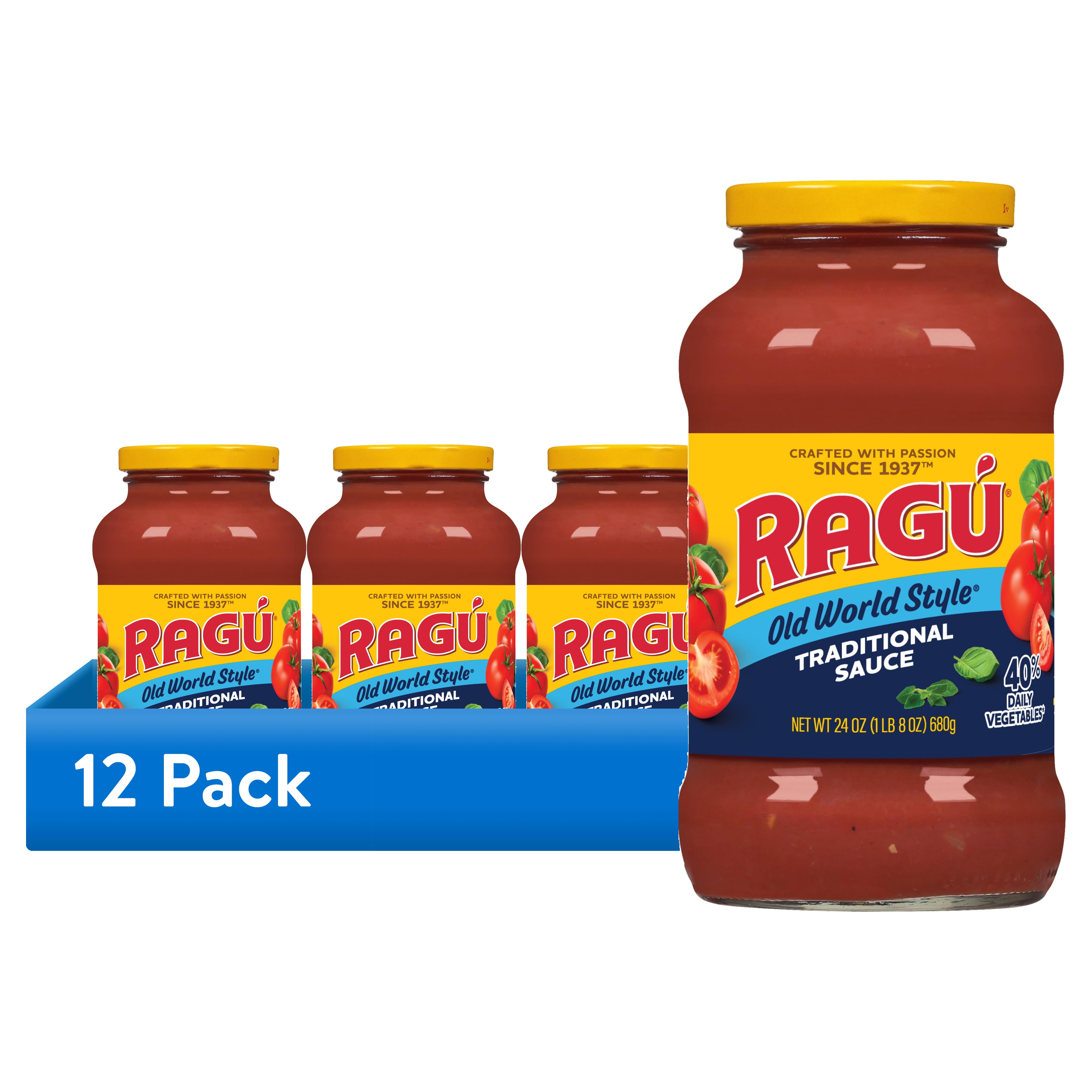 12 pack) RAGU Old World Style Traditional Spaghetti Pasta Sauce