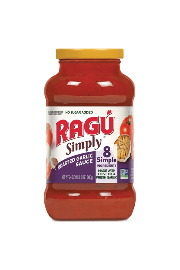 Ú Simply Roasted Garlic Pasta Sauce, 24 oz