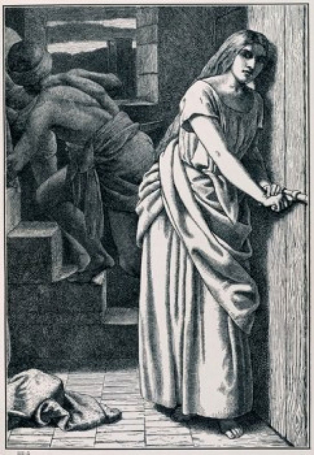 Rahab Hides the Spies Frederick Richard Pickersgill (1820-1900 British) Canvas Art - Frederick Richard Pickersgill (18 x 24)