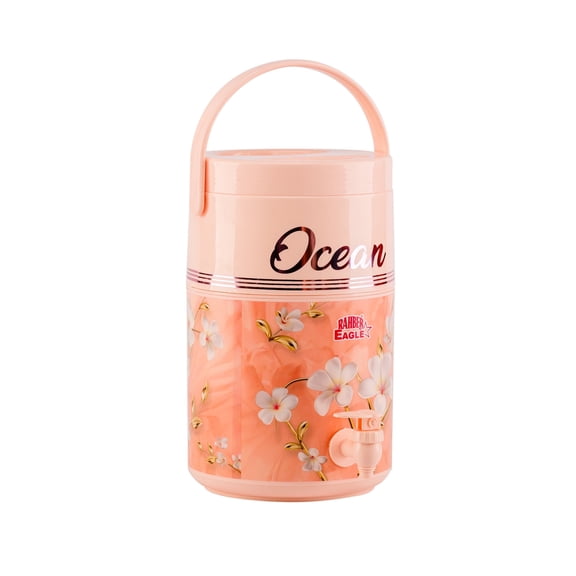 Rahber 1.2 Gallon Insulated Sports Water Cooler Jug Pour Spout for Outdoor Activities - Light Pink