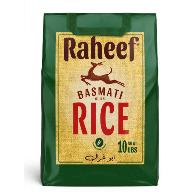 Raheef Basmati Rice 10 lbs Bag - Walmart.com