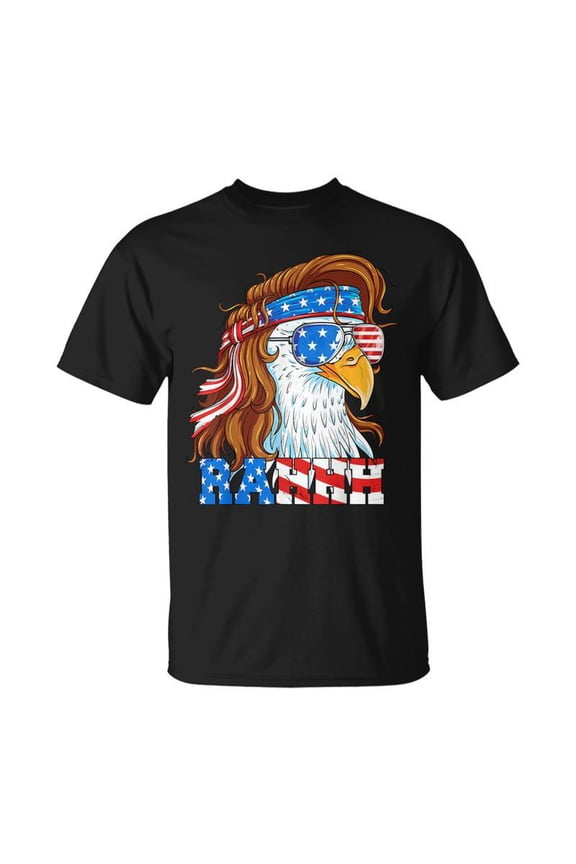 Rahhh Eagle 4Th Of July Mullet American Flag Usa Meme TShirt