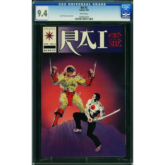 Rai #2 - CGC 9.4 Comic Book