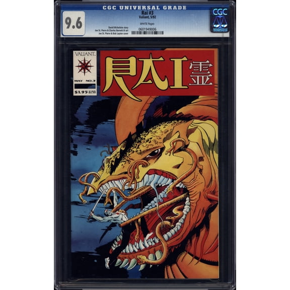 Rai #3 - CGC 9.6 Comic Book