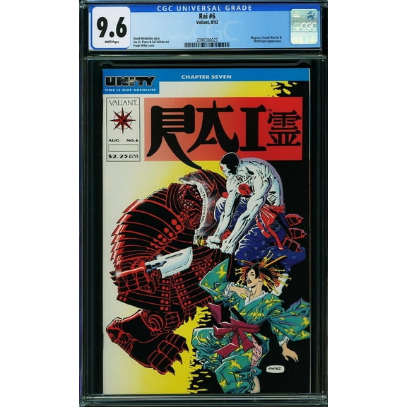 Rai #6 - CGC 9.6 Comic Book