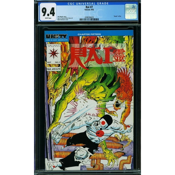 Rai #7 - CGC 9.4 Comic Book